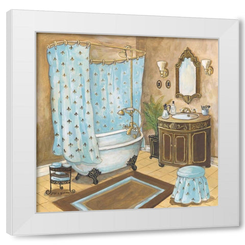 Bain de Cru II White Modern Wood Framed Art Print by Gorham, Gregory