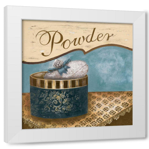 Bath Accessories I White Modern Wood Framed Art Print by Gorham, Gregory