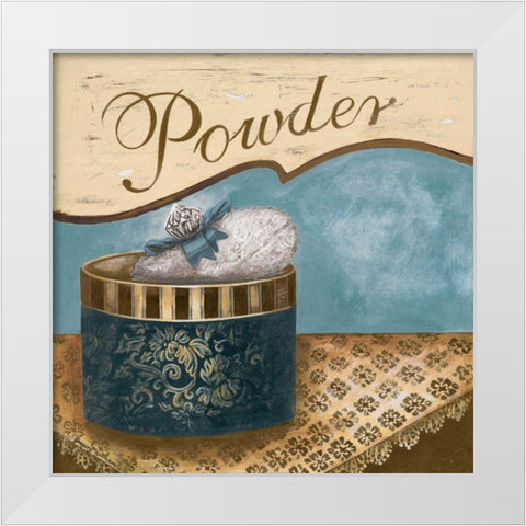 Bath Accessories I White Modern Wood Framed Art Print by Gorham, Gregory