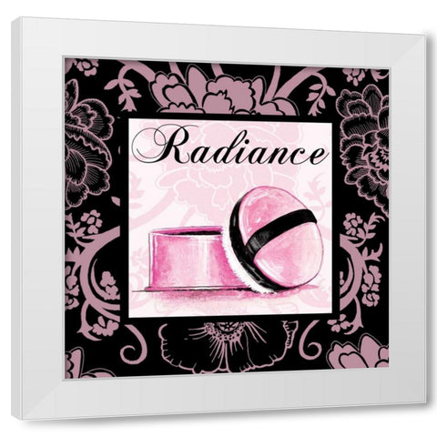 Fashion Pink Radiance White Modern Wood Framed Art Print by Gorham, Gregory