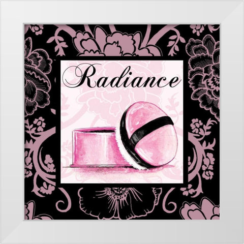 Fashion Pink Radiance White Modern Wood Framed Art Print by Gorham, Gregory