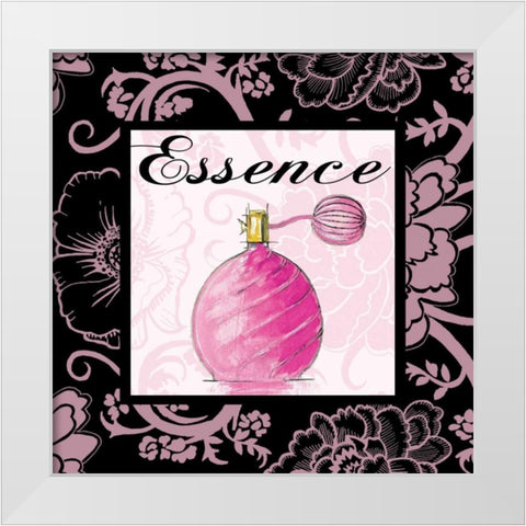 Fashion Pink Essence White Modern Wood Framed Art Print by Gorham, Gregory