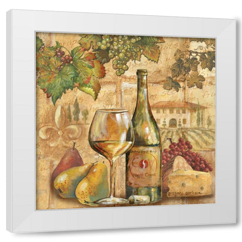 Umbrian Beauty White Modern Wood Framed Art Print by Gorham, Gregory