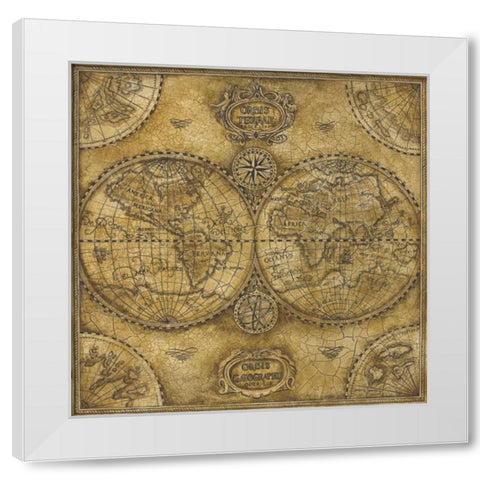 Orbis Torrae White Modern Wood Framed Art Print by Gorham, Gregory