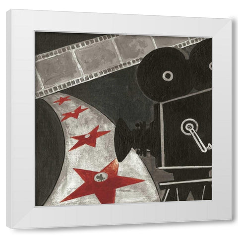 Film II White Modern Wood Framed Art Print by Gorham, Gregory