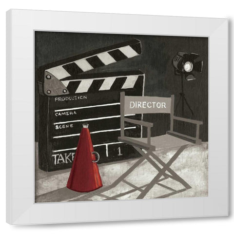 Film III White Modern Wood Framed Art Print by Gorham, Gregory