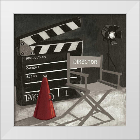 Film III White Modern Wood Framed Art Print by Gorham, Gregory