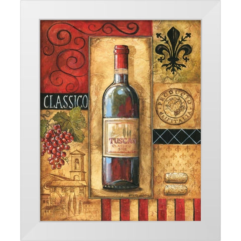Tuscan Classico White Modern Wood Framed Art Print by Gorham, Gregory