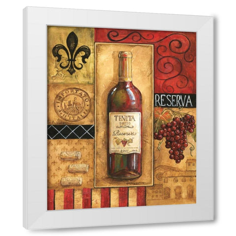 Reserva Tenuta White Modern Wood Framed Art Print by Gorham, Gregory