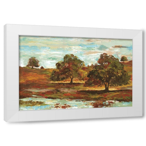Landscape II White Modern Wood Framed Art Print by Gorham, Gregory