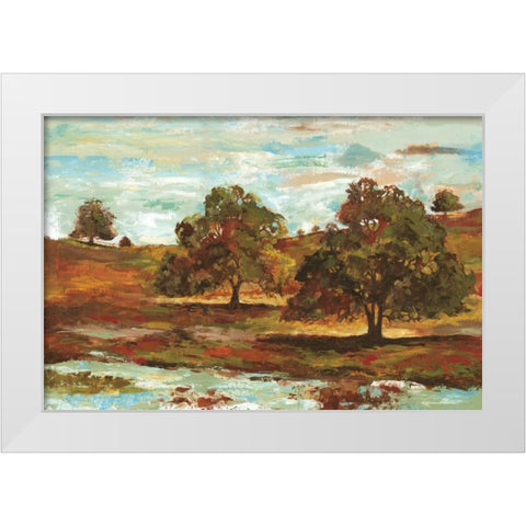 Landscape II White Modern Wood Framed Art Print by Gorham, Gregory