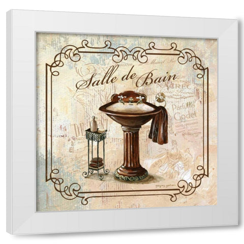 Femme Sink White Modern Wood Framed Art Print by Gorham, Gregory