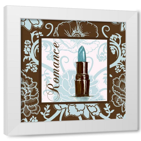 Fashion Blue Romance White Modern Wood Framed Art Print by Gorham, Gregory