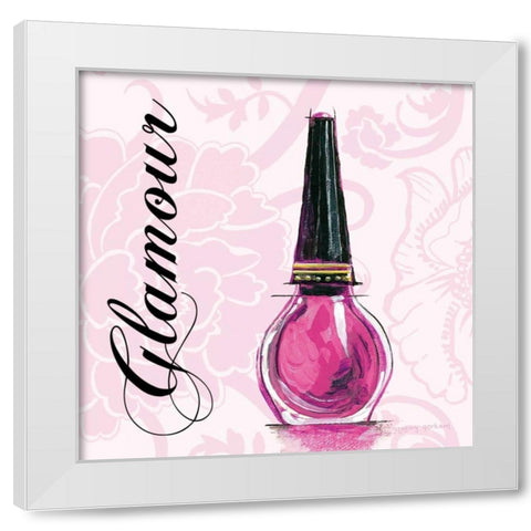 Glamour White Modern Wood Framed Art Print by Gorham, Gregory