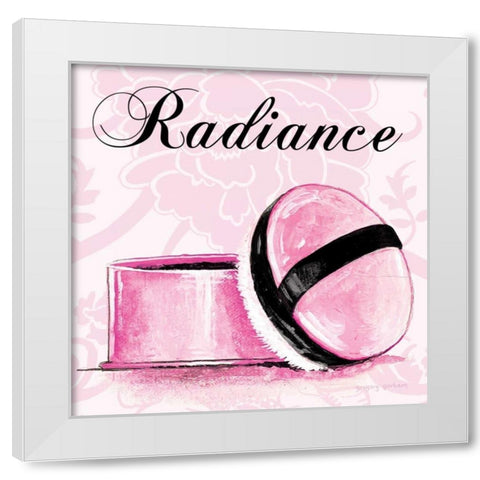 Radiance White Modern Wood Framed Art Print by Gorham, Gregory