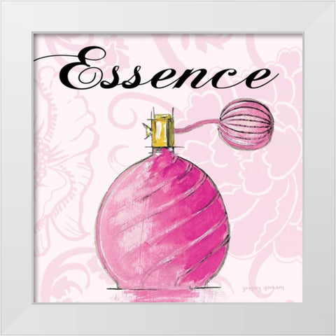 Essence White Modern Wood Framed Art Print by Gorham, Gregory