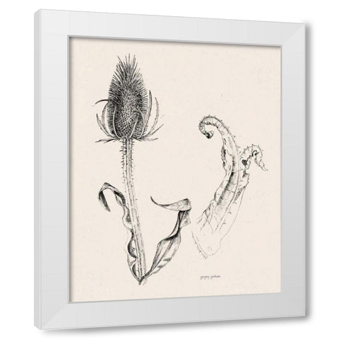 Plant Life IV White Modern Wood Framed Art Print by Gorham, Gregory