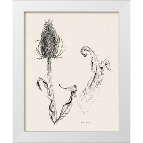 Plant Life IV White Modern Wood Framed Art Print by Gorham, Gregory