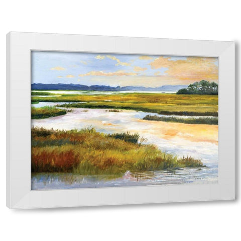 Blackfish Creek White Modern Wood Framed Art Print by Gorham, Gregory