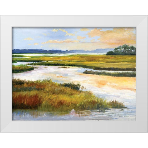 Blackfish Creek White Modern Wood Framed Art Print by Gorham, Gregory