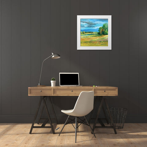 Along The Kootenai White Modern Wood Framed Art Print by Gorham, Gregory