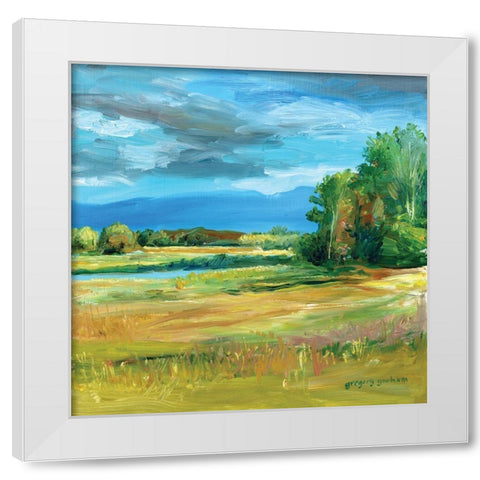 Along The Kootenai White Modern Wood Framed Art Print by Gorham, Gregory