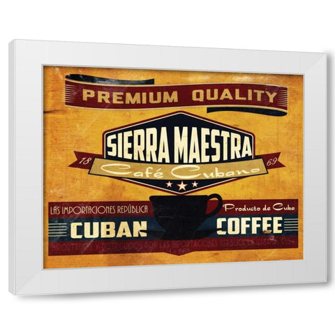 Sierra Maestra White Modern Wood Framed Art Print by Giacopelli, Jason