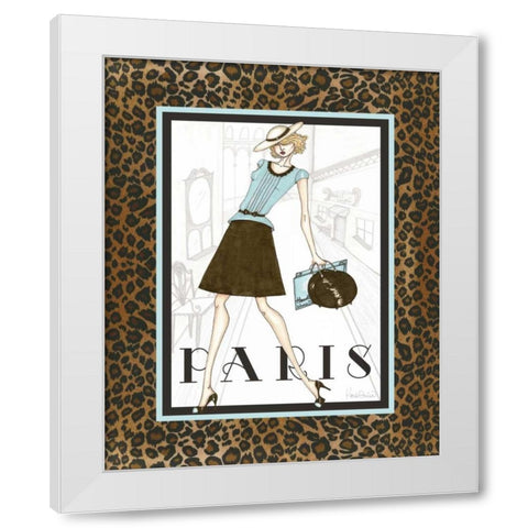 City Girl II White Modern Wood Framed Art Print by Guinn, Katie