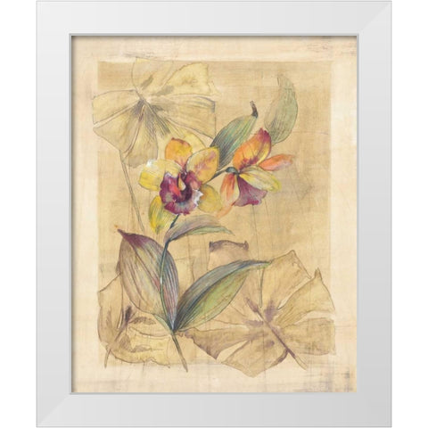 Bahama Breeze I White Modern Wood Framed Art Print by Hargittai, Paul