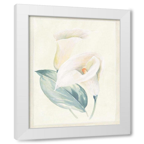 Calla Lily I White Modern Wood Framed Art Print by Hargittai, Paul