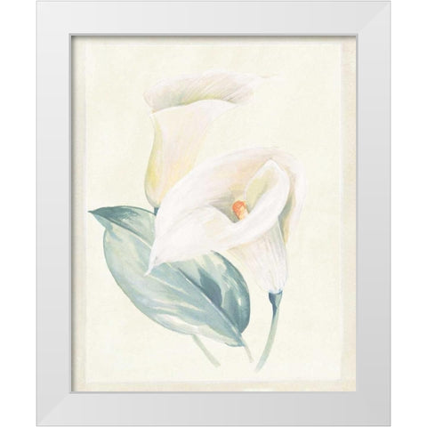 Calla Lily I White Modern Wood Framed Art Print by Hargittai, Paul