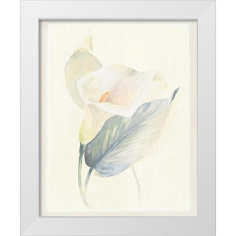 Calla Lily III White Modern Wood Framed Art Print by Hargittai, Paul