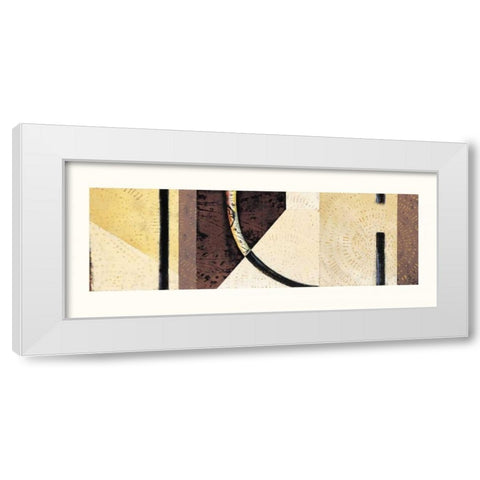 Line and Verse #II7 White Modern Wood Framed Art Print by Holland, Cynthia