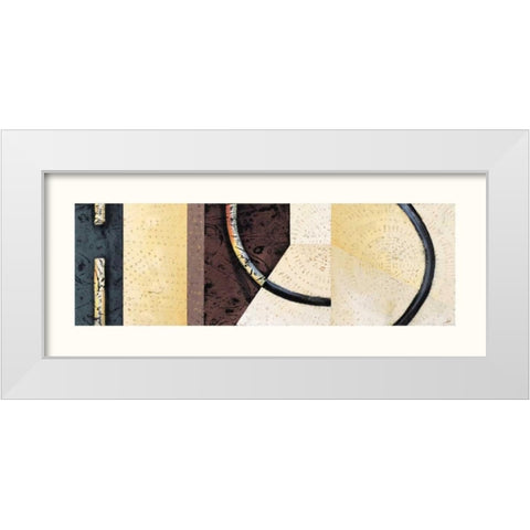 Line and Verse #II8 White Modern Wood Framed Art Print by Holland, Cynthia