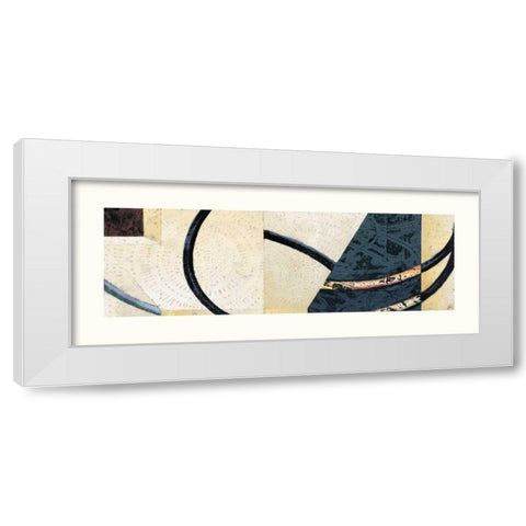 Line and Verse #II9 White Modern Wood Framed Art Print by Holland, Cynthia