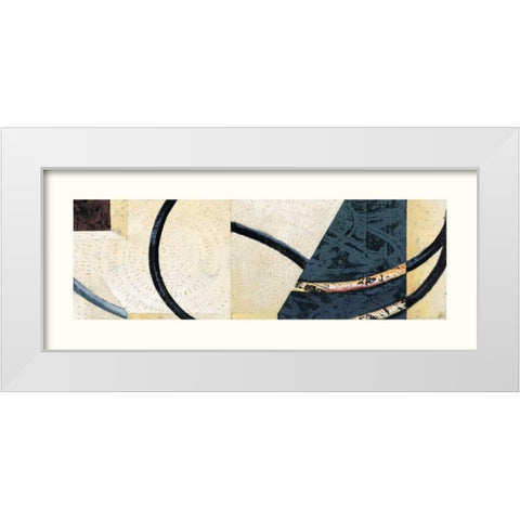 Line and Verse #II9 White Modern Wood Framed Art Print by Holland, Cynthia