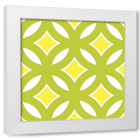 Graphic Pattern II White Modern Wood Framed Art Print by Harbick, N