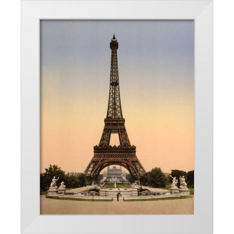Vintage Paris IX White Modern Wood Framed Art Print by Harbick, N.