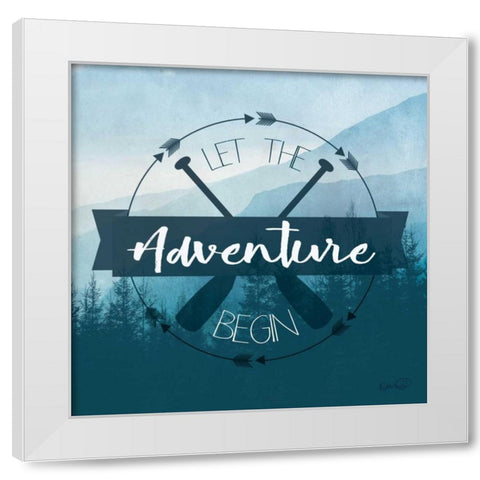 Adventure II White Modern Wood Framed Art Print by Harbick, N.