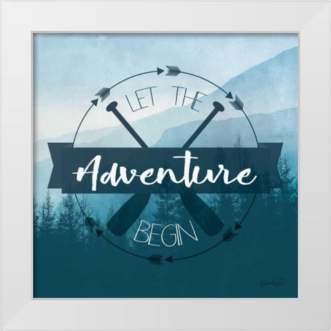 Adventure II White Modern Wood Framed Art Print by Harbick, N.