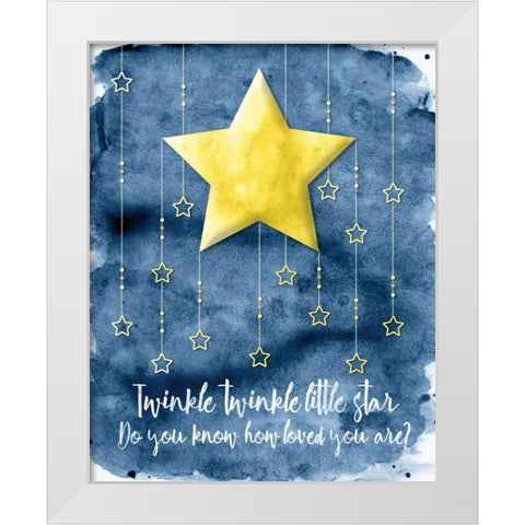 Love You II White Modern Wood Framed Art Print by Harbick, N.