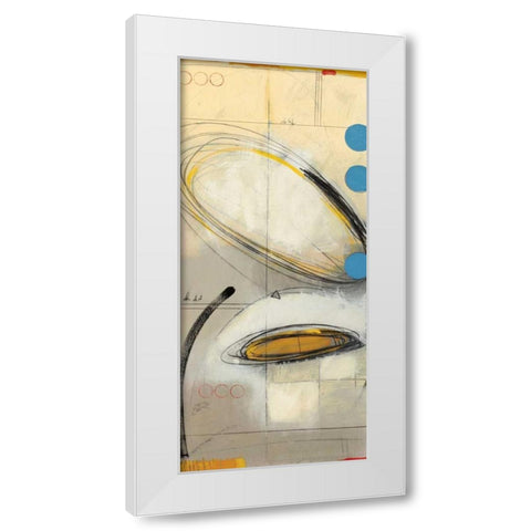 Cosmic I White Modern Wood Framed Art Print by Bach, Marci