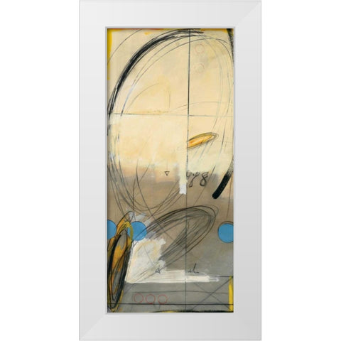 Cosmic II White Modern Wood Framed Art Print by Bach, Marci