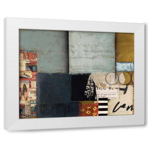 Entropy II White Modern Wood Framed Art Print by Braelin, Frank