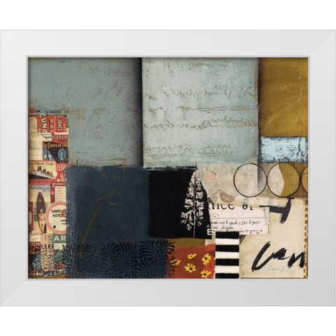 Entropy II White Modern Wood Framed Art Print by Braelin, Frank