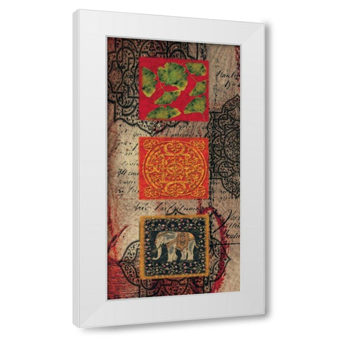 Citrus Jewel I White Modern Wood Framed Art Print by Hillard, Stephen