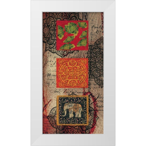 Citrus Jewel I White Modern Wood Framed Art Print by Hillard, Stephen