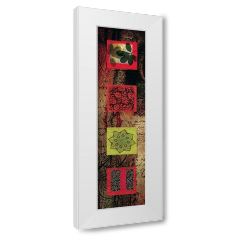 Citrus Jewel II White Modern Wood Framed Art Print by Hillard, Stephen