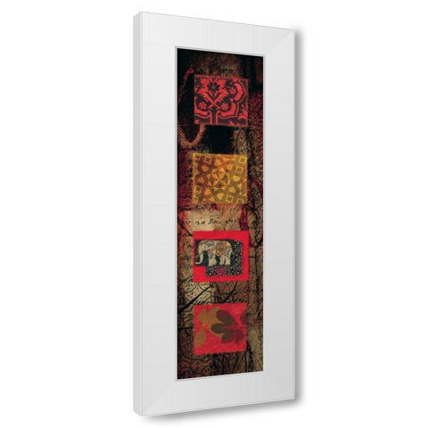 Citrus Jewel III White Modern Wood Framed Art Print by Hillard, Stephen