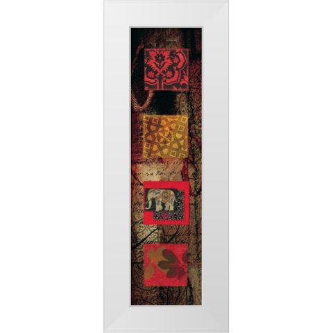 Citrus Jewel III White Modern Wood Framed Art Print by Hillard, Stephen
